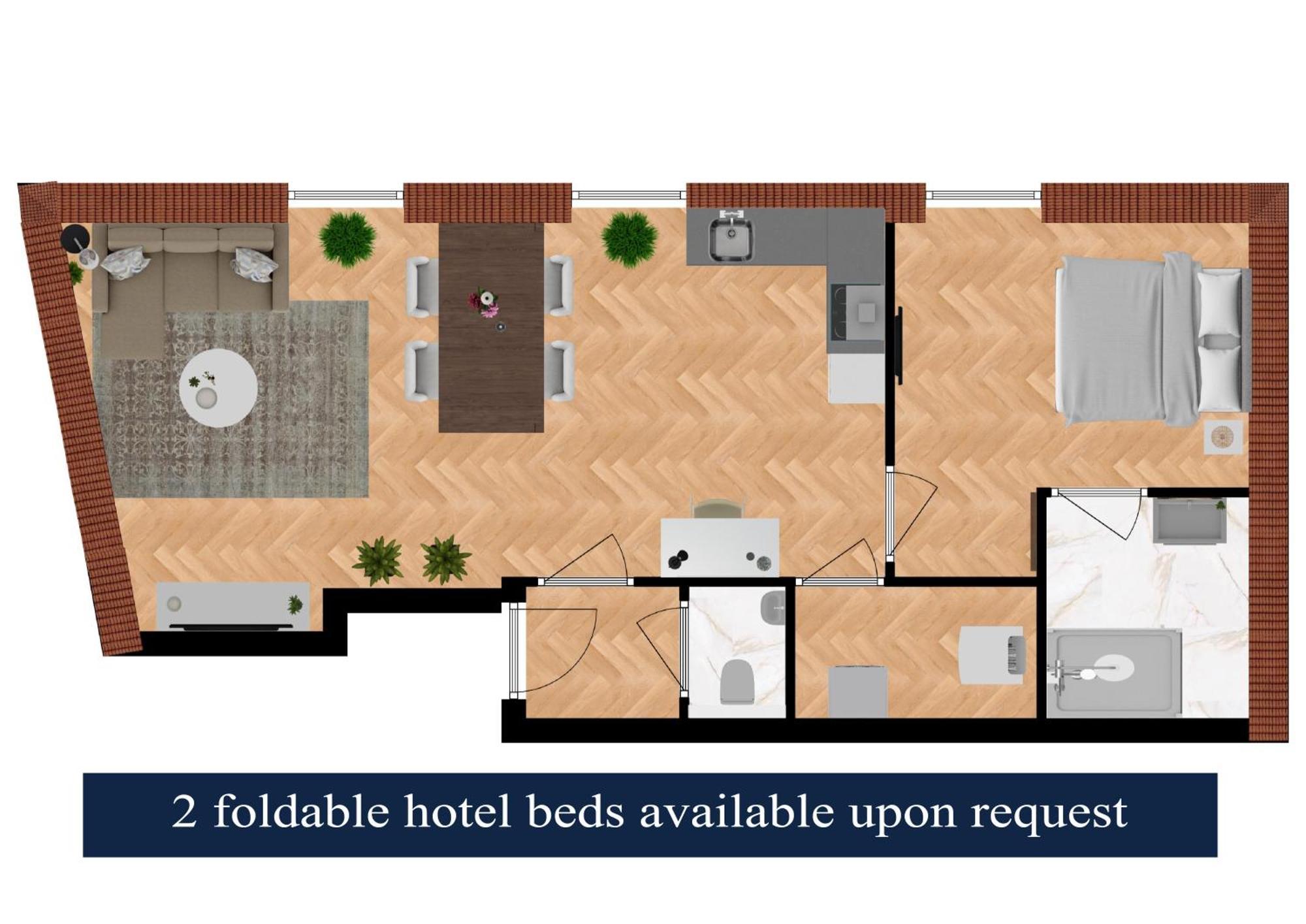 Unique Penthouse Near Center And Park Apartment